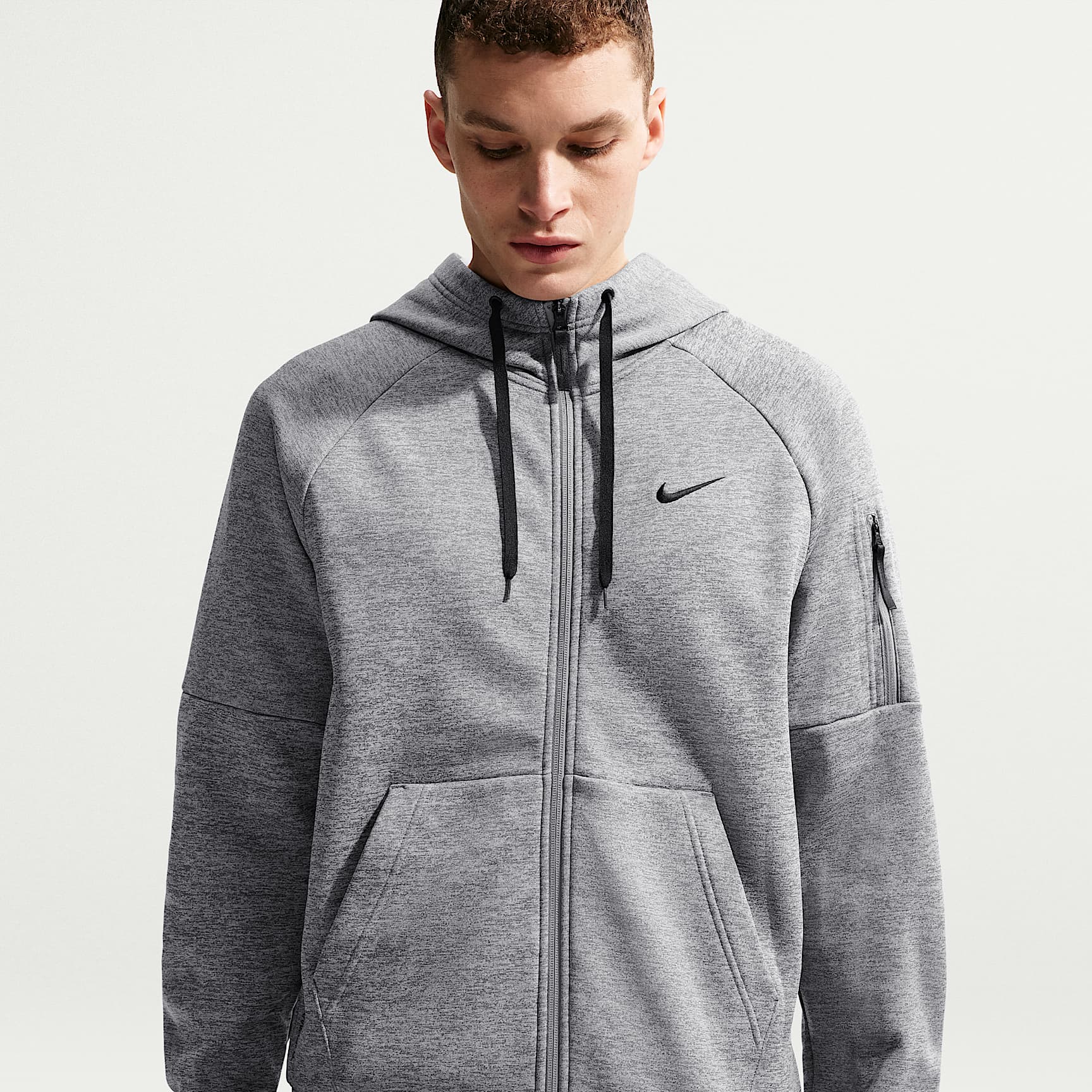 Nike Therma Men's Therma-FIT Full-Zip Fitness Top. Nike BE